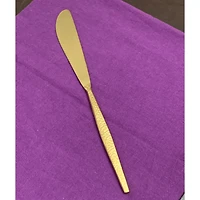 Vibhsa Golden Hammared 20-pc. Flatware Set