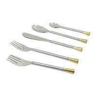 Vibhsa Oranated 20-pc. Flatware Set