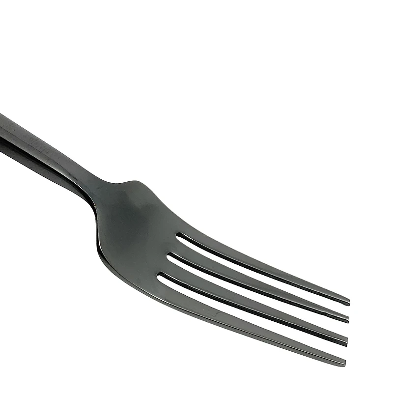 Vibhsa Shiny Black 20-pc. Flatware Set