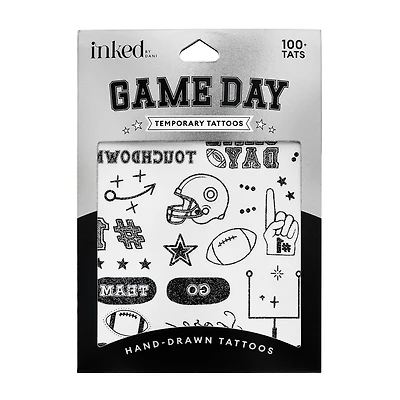 Inked By Dani Game Day Temporary Tattoo Kit