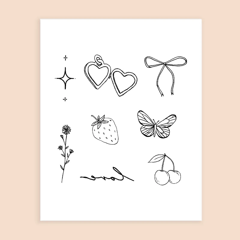 Inked By Dani Semi-Permanent Tattoos: Dreamy Pack