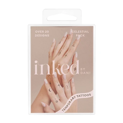 Inked By Dani Celestial Temporary Tattoo Pack