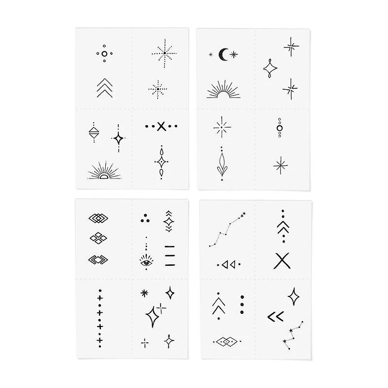 Inked By Dani Celestial Temporary Tattoo Pack