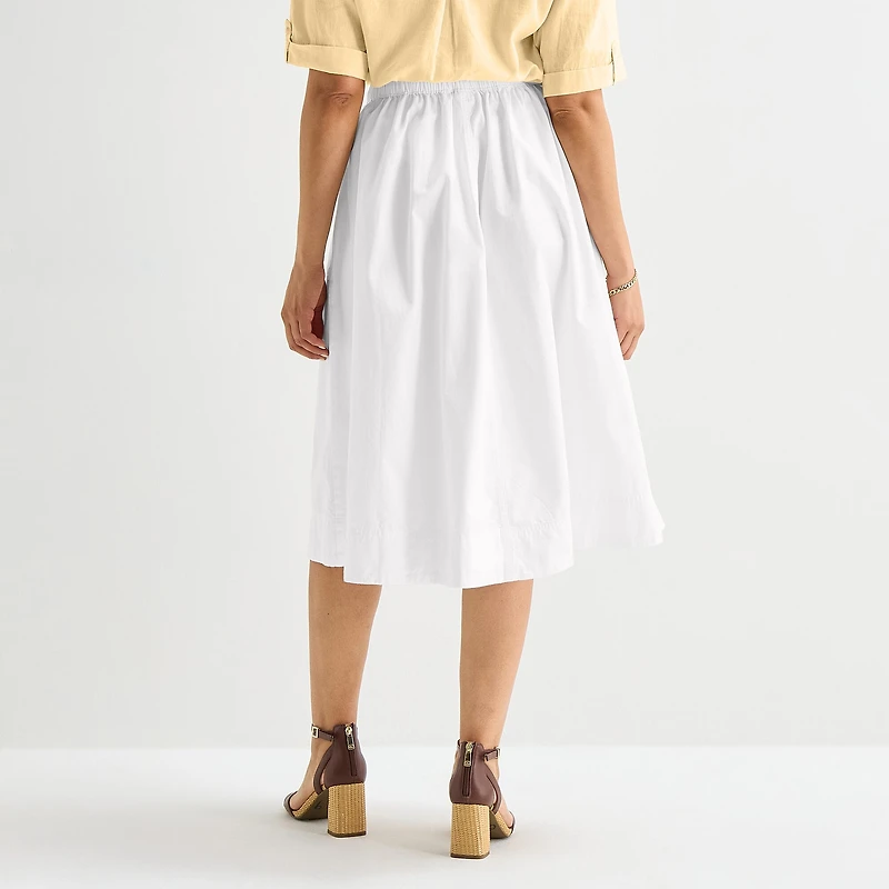 Liz Claiborne Womens High Rise A-Line Skirt