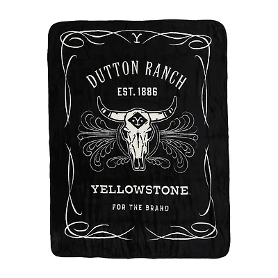 Northwest Yellowstone Whiskey Label Midweight Throw