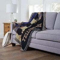 Northwest Yellowstone Giddy Up Tapestry Throw