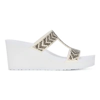 Mixit Womens Chevron H Band Wedge Sandals