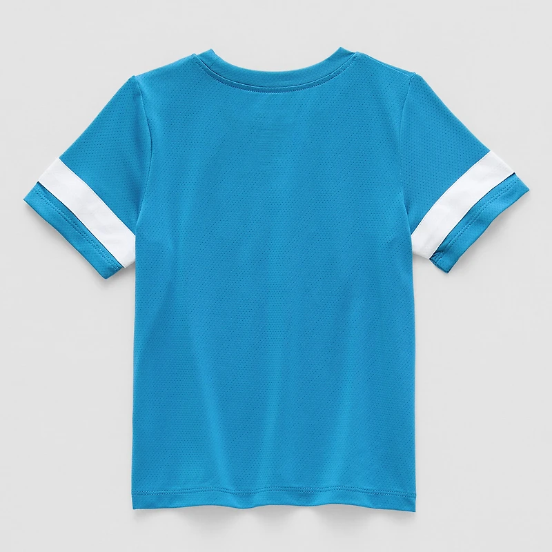Okie Dokie Active Mesh Toddler & Little Boys Crew Neck Short Sleeve Regular Fit Graphic T-Shirt