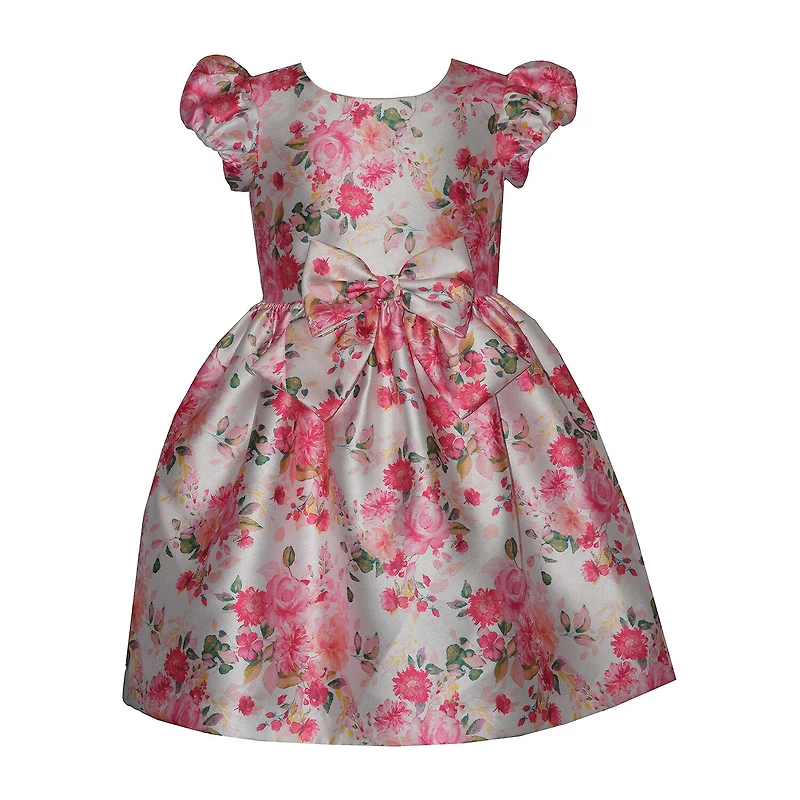 Bonnie Jean Toddler Girls Short Sleeve Puffed A-Line Dress