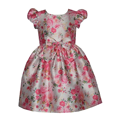 Bonnie Jean Toddler Girls Puffed Short Sleeve A-Line Dress