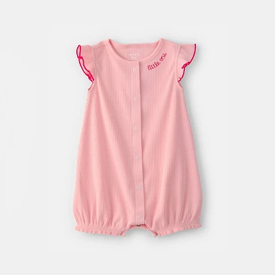 Carter's Baby Girls Short Sleeve Romper