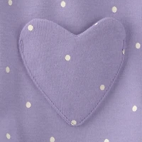 Carter's Baby Girls Sleeveless Polka Dot Romper