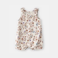 Carter's Baby Girls Sleeveless Floral Romper
