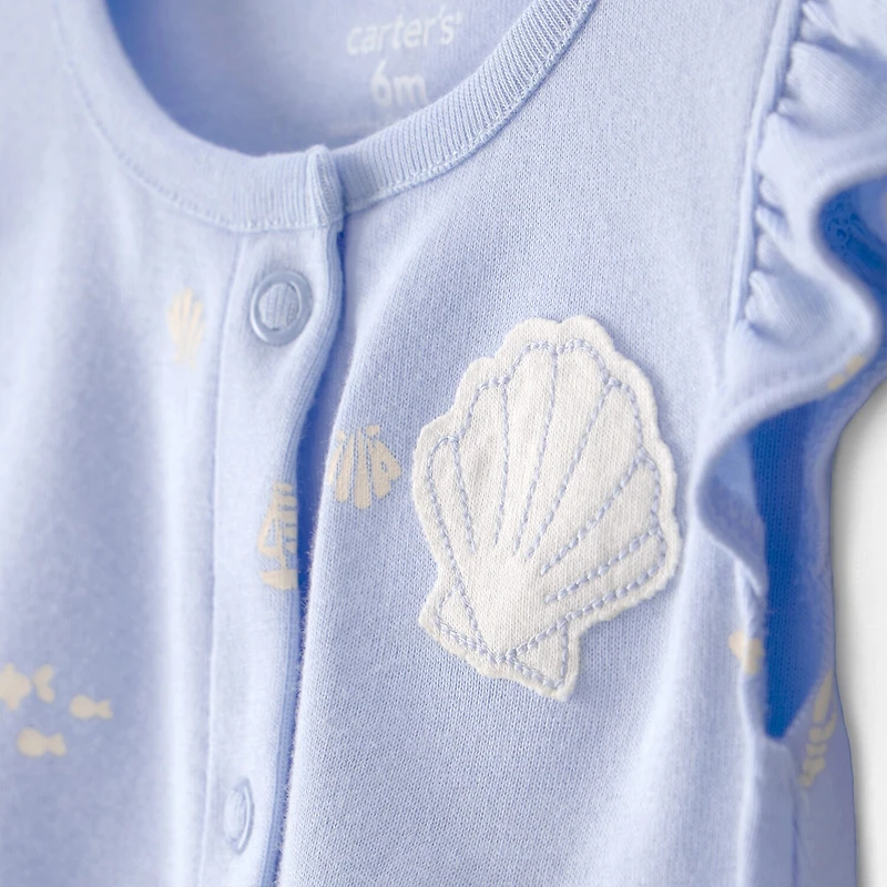 Carter's Baby Girls Short Sleeve Romper