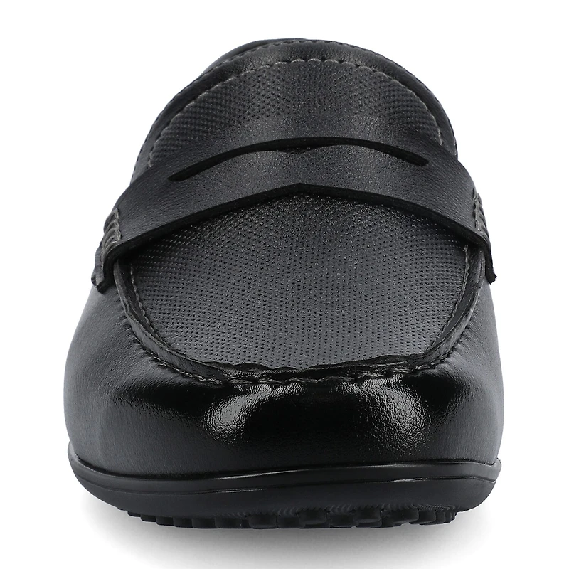 Vance Co Yates Mens Round Closed Toe Loafers