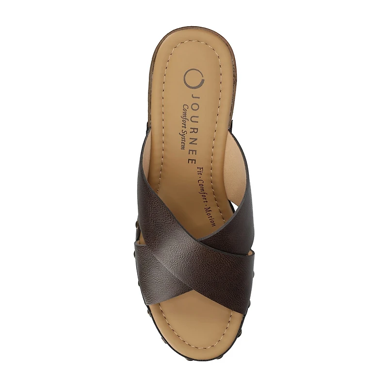 Journee Collection Womens Silvana Heeled Sandals