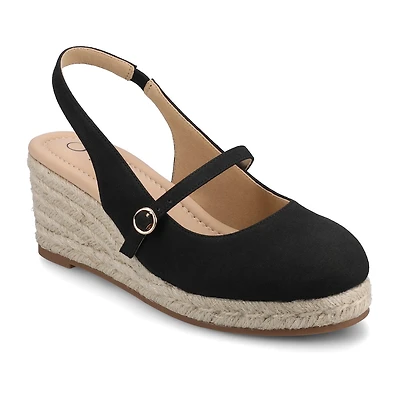 Journee Collection Womens Asmyna Espadrille Wedge Sandals
