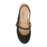 Journee Collection Womens Asmyna Espadrille Wedge Sandals