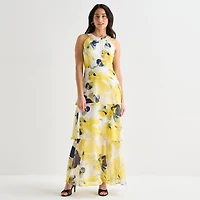 Marc New York Womens Halter Neck Sleeveless Maxi Dress
