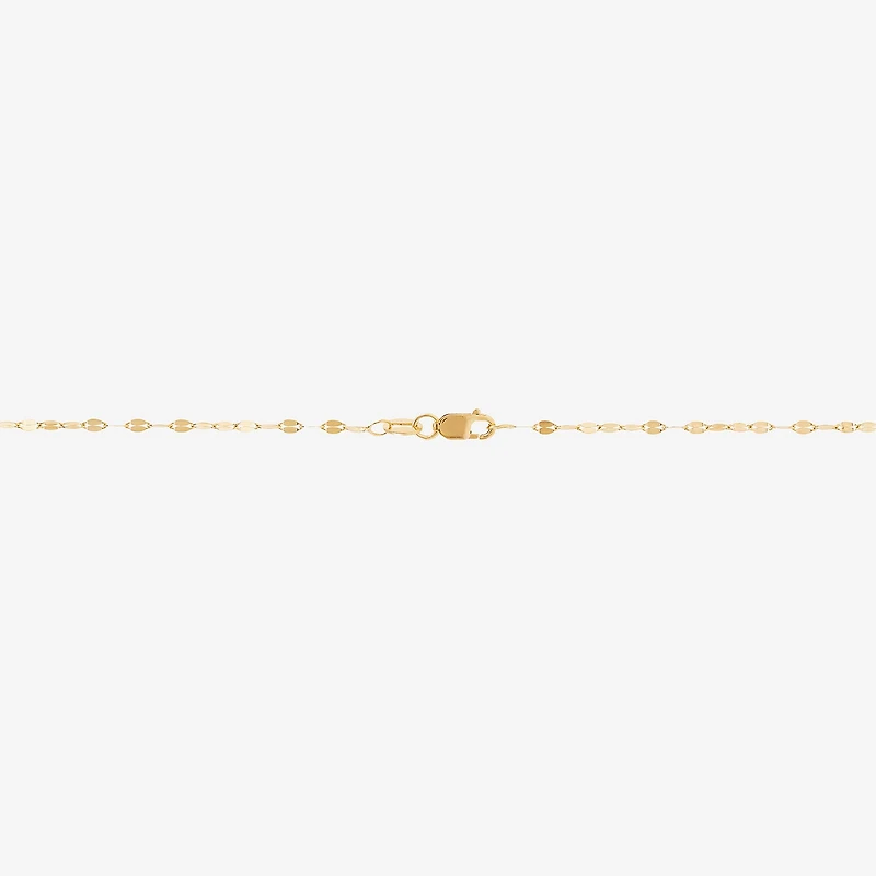 Gold Addiction Womens 10K Gold 18 Inch Chain Necklace