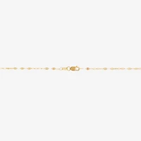 Gold Addiction Womens 10K Gold 18 Inch Chain Necklace