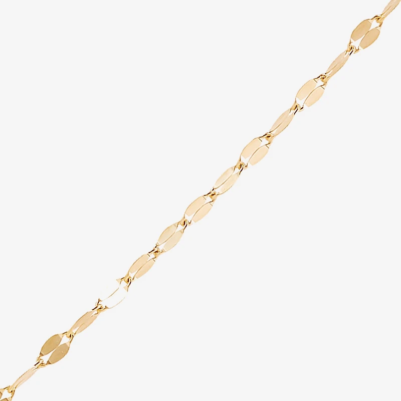 Gold Addiction Womens 10K Gold 18 Inch Chain Necklace