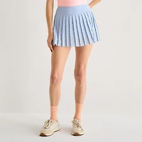 Arizona Womens Juniors Mid Rise Active Pleated Skirt