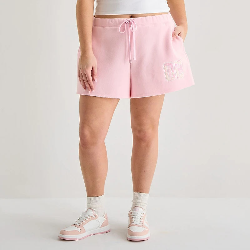 Forever 21 Womens Low Rise Juniors Plus Pull-On Short