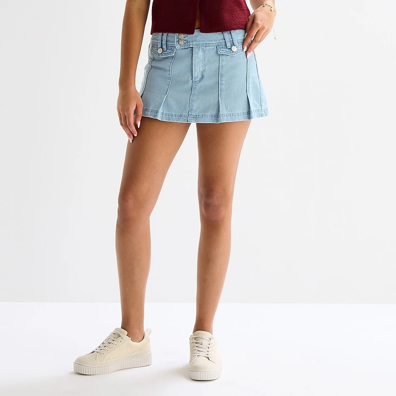 Forever 21 Womens Juniors Denim Skirt