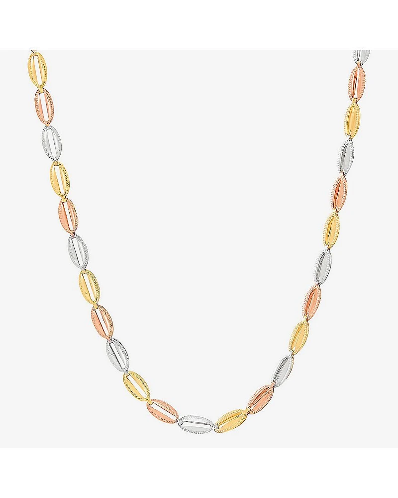 Limited Quantities! Womens 14K Gold 17 1/4 Inch Link Chain Necklace