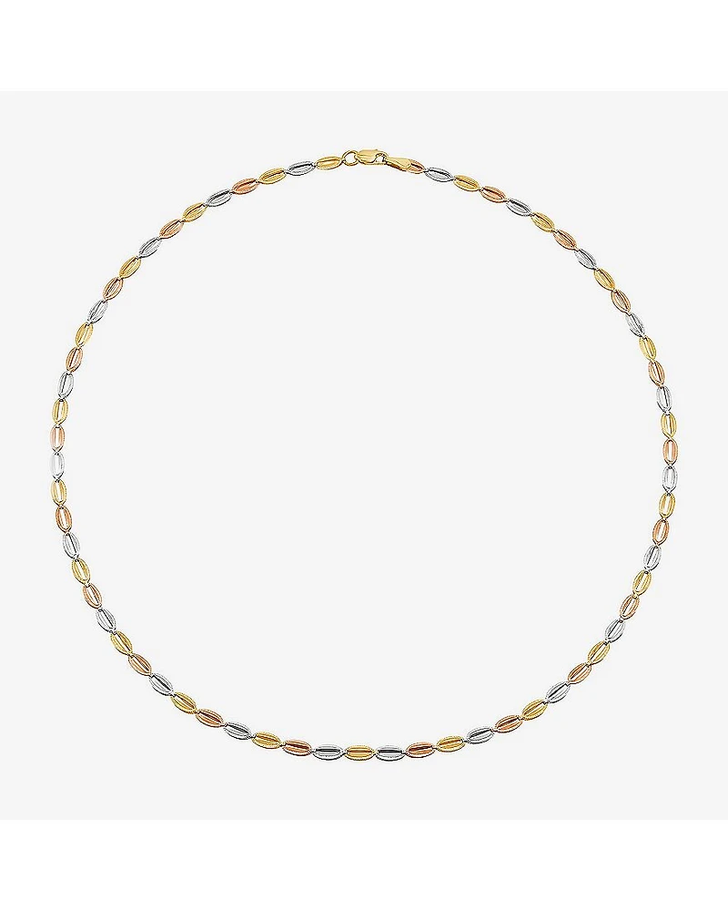 Limited Quantities! Womens 14K Gold 17 1/4 Inch Link Chain Necklace