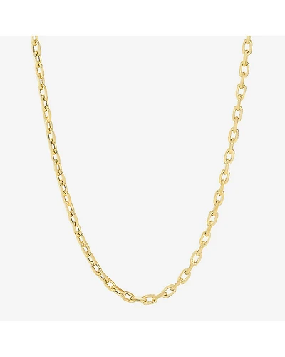 Limited Quantities! Womens 14K Gold 22 Inch Cable Chain Necklace