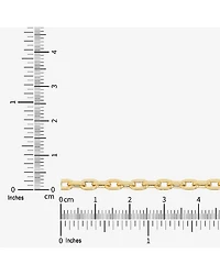 Limited Quantities! Womens 14K Gold Inch Cable Chain Necklace