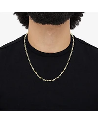 Limited Quantities! Womens 14K Gold Inch Cable Chain Necklace