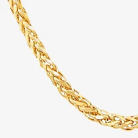Limited Quantities! Womens 14K Gold 22 Inch Spiga Chain Necklace