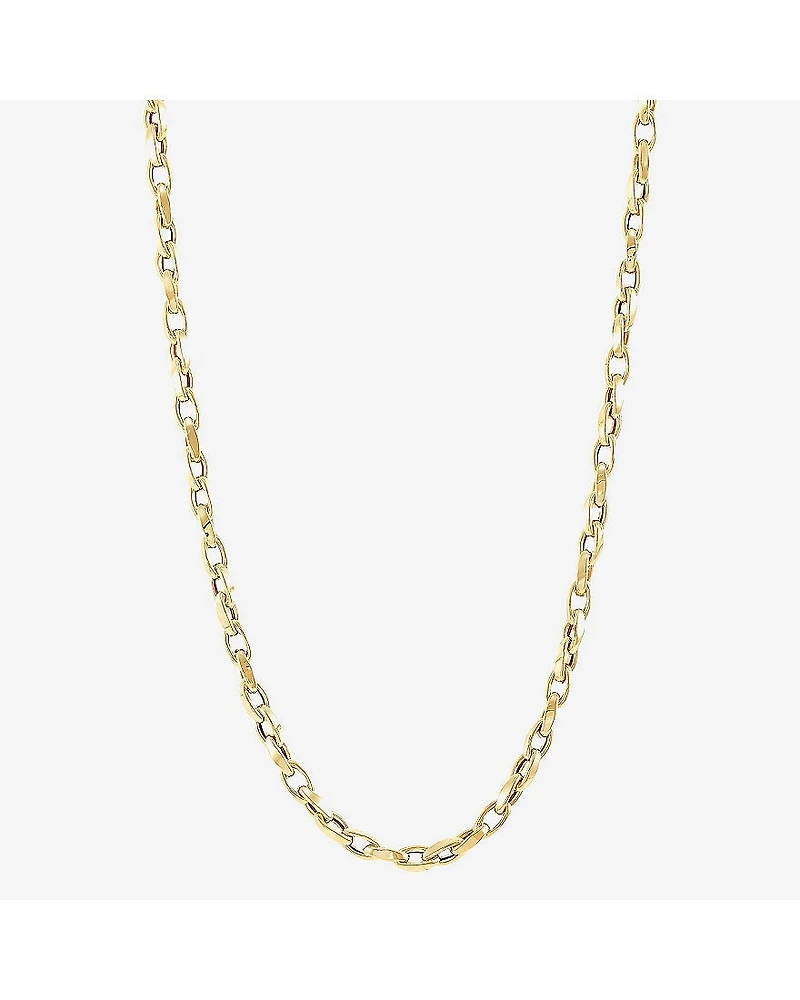 Limited Quantities! Mens 14K Gold 22 Inch Link Chain Necklace