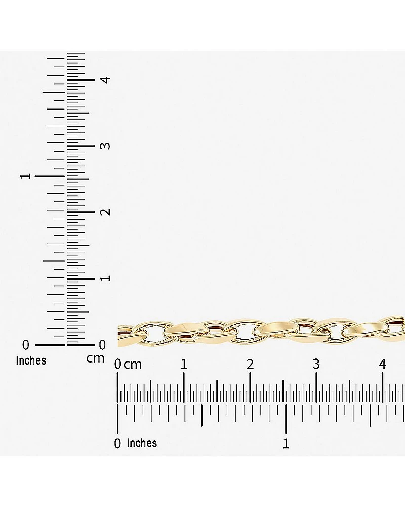 Limited Quantities! Mens 14K Gold 22 Inch Link Chain Necklace