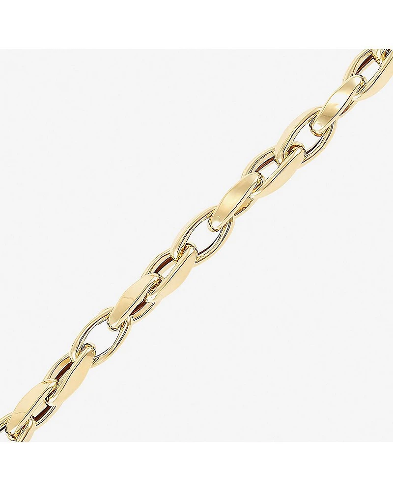 Limited Quantities! Mens 14K Gold 22 Inch Link Chain Necklace