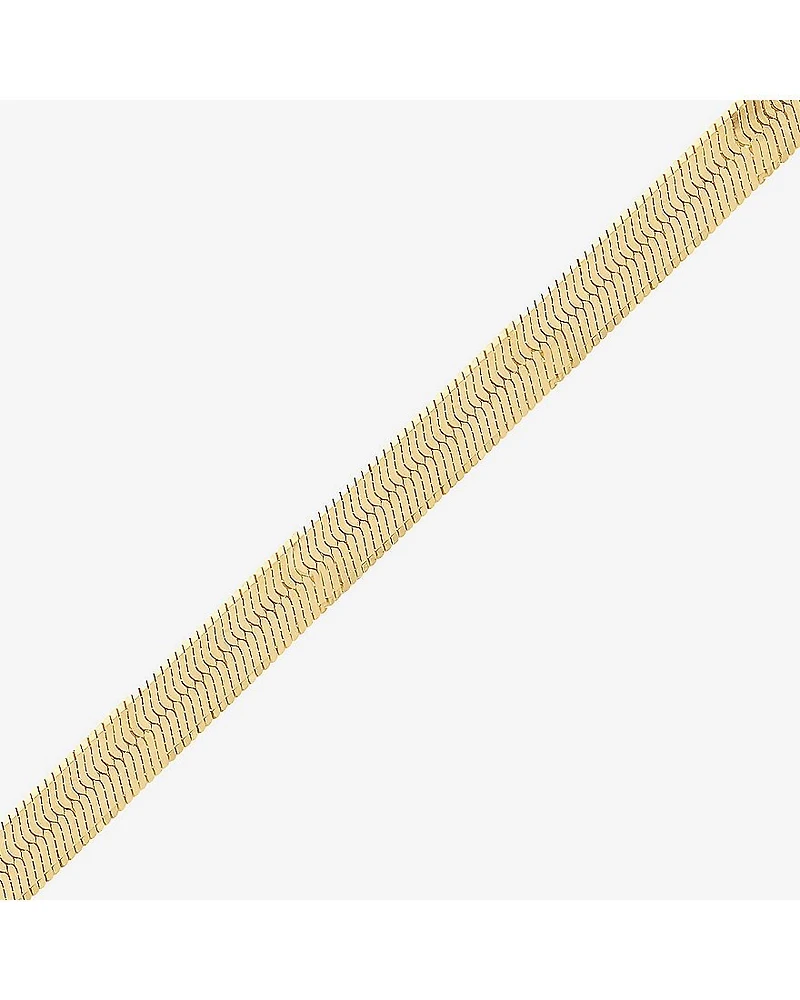 Limited Quantities! Womens 14K Gold 18 Inch Herringbone Chain Necklace