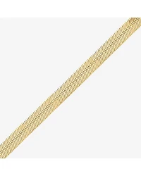 Limited Quantities! Womens 14K Gold 18 Inch Herringbone Chain Necklace