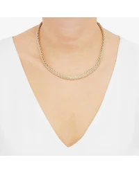 Limited Quantities! Womens 10K Gold 18 Inch Popcorn Chain Necklace