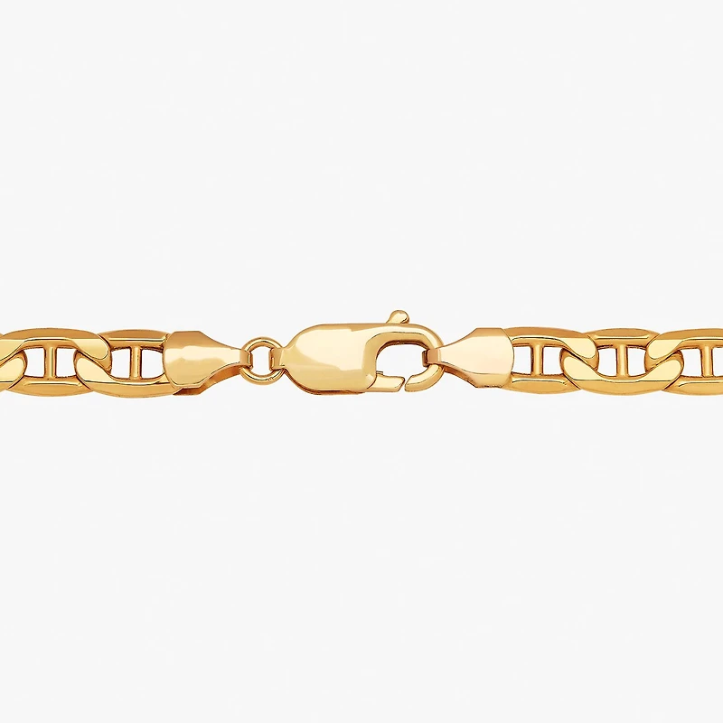 Limited Quantities! Mens 10K Gold 20 Inch Mariner Chain Necklace