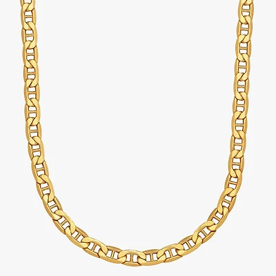Limited Quantities! Mens 10K Gold 20 Inch Mariner Chain Necklace