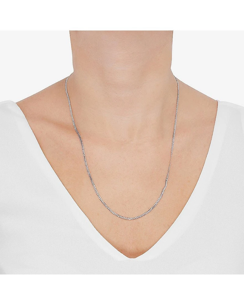 Limited Quantities! Womens 14K Gold 22 Inch Curb Chain Necklace