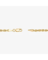 Limited Quantities! Womens 14K Gold 7.5 Inch Solid Rope Chain Bracelet