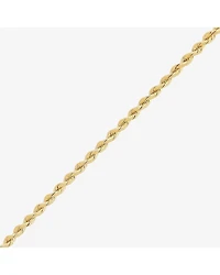 Limited Quantities! Womens 14K Gold 7.5 Inch Solid Rope Chain Bracelet