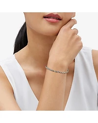 Limited Quantities! Womens 10K Gold 7.5 Inch Hollow Rope Chain Bracelet