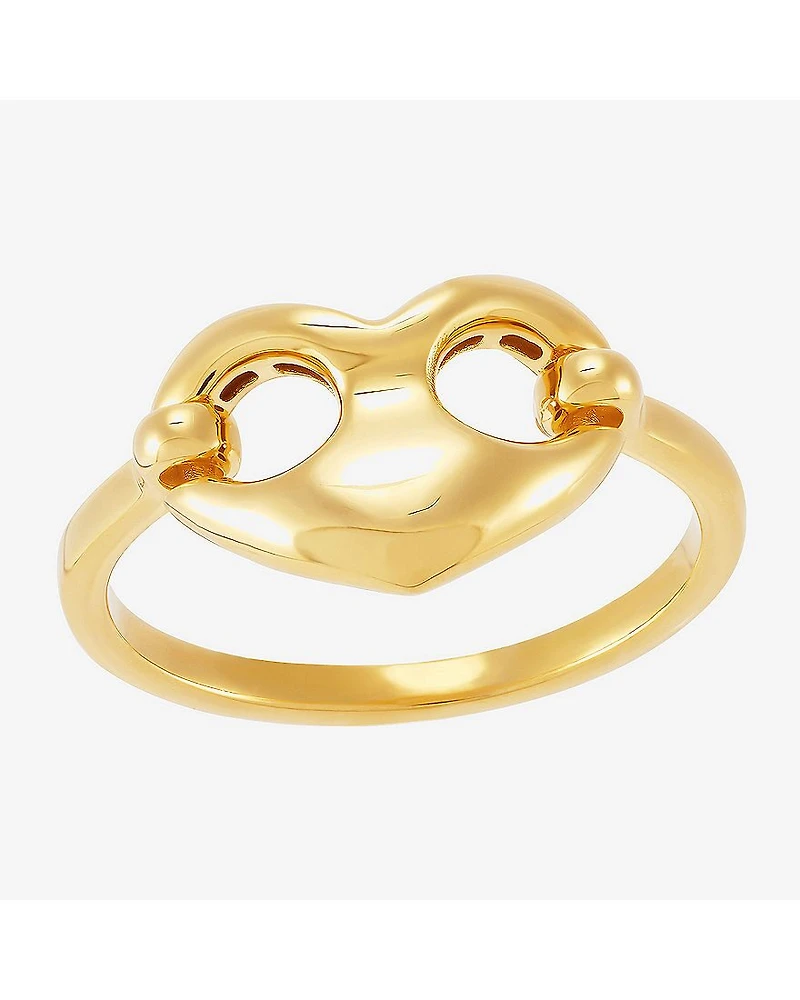 Limited Quantities! Womens 14K Gold Heart Band