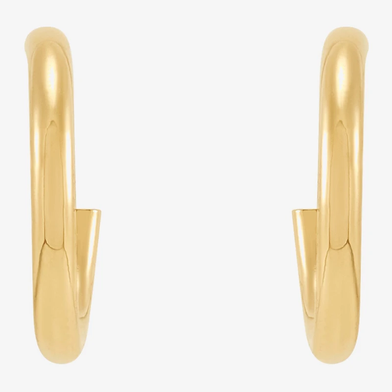 Limited Quantities! Girls 14K Gold 12.5mm Hoop Earrings