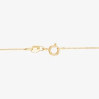 Limited Quantities! Womens 10K Gold Inch Pendant Necklace